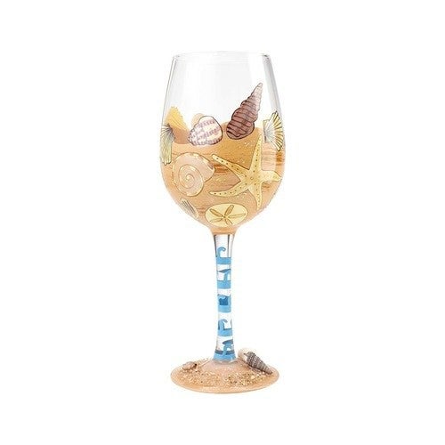 Lolita Golden Peacock Wine Glass